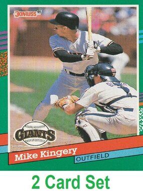 Mike Kingery Baseball Card Collection